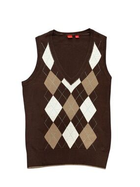 Vintage Esprit Argyle Sweater Vest